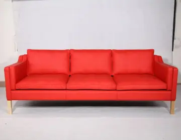 Borge Mogensen 2213 3 Seater Leather Sofa Replica