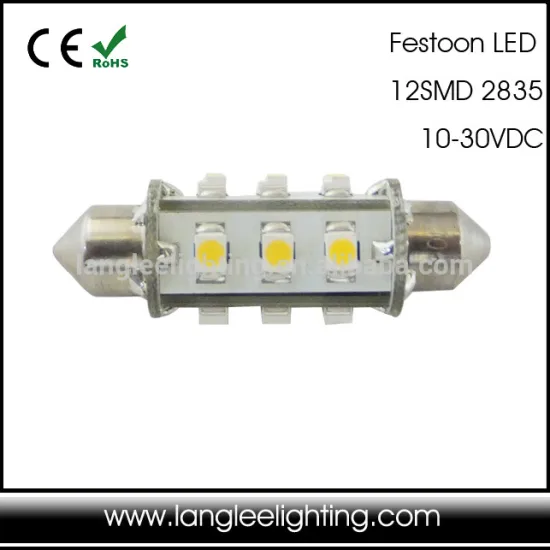 10-30V Constant Current LED Festoon Lighting 2835SMD 360degree