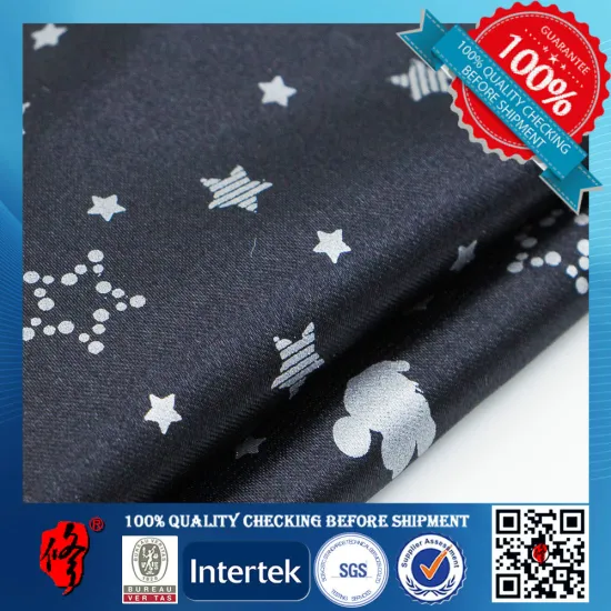 100% polyester satin brocade silky jacket chinese fabric