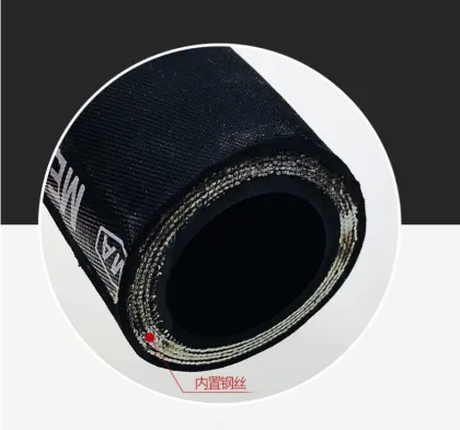 Wire braided hydraulic rubber hose