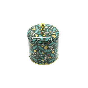 Round Tea Pot Coffee Tin Box ปรับแต่ง