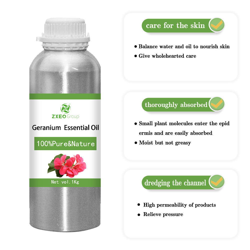 Aceite esencial de geranio 100% puro y natural Aceite esencial de bluk de alta calidad para compradores globales El mejor precio