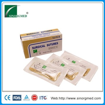 Natural Sterile Chromic Gut Cassette without Needle