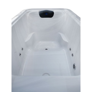 Acrylic filtered ice bath cold plunge tub