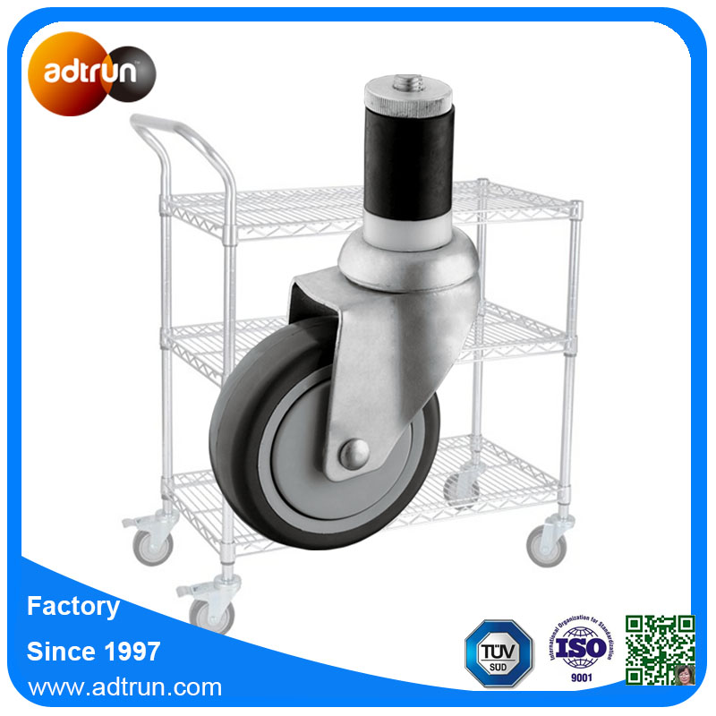 04e13uf0 Medium Duty Expanding Stem Casters For Mobile Shelvings