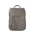 New Popular Crocodile Ladies Backpack with Front Zip