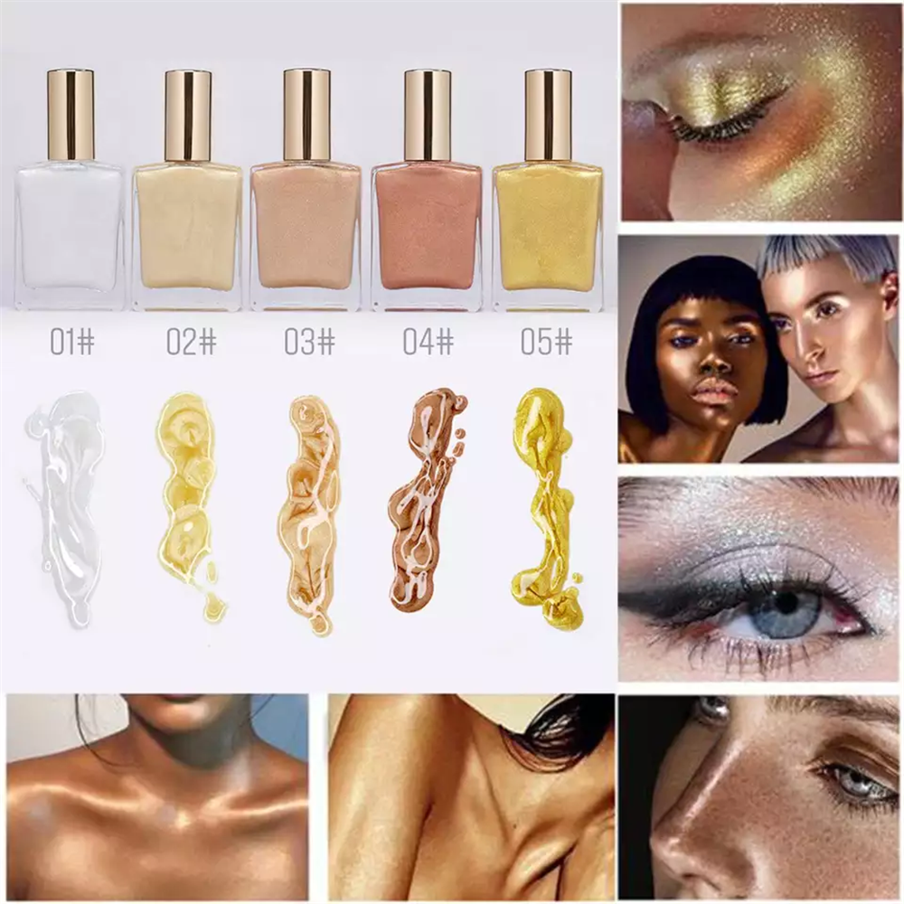 Body Hervorhebung Gesichtsflüssigkeit Highlight Glitter Make -up