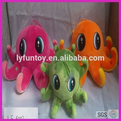 stuffed octopus soft fish plush toy with big eyes