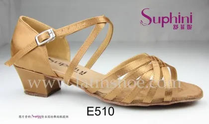 Suphini Children Latin Dance Shoes, Girls Latin Dresses Footwear