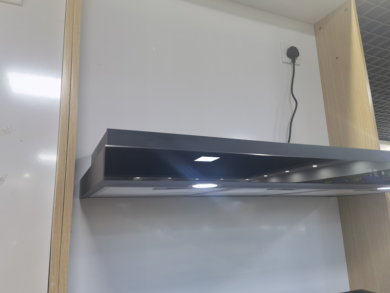 High Quality 90cm Stainless Steel Smart Wave Touch Phone Wifi Control Smoke Exhaust Customized Cooker Glass Kitchen Extractor