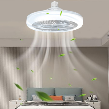Modern Intelligent Remote Control LED Ceiling Fan with Dimming Light for Home