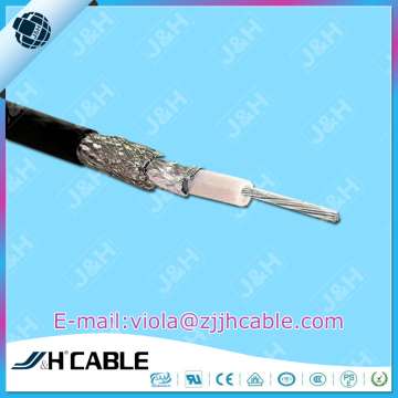 OEM single conductor wire AL foil copper braiding double shielding
