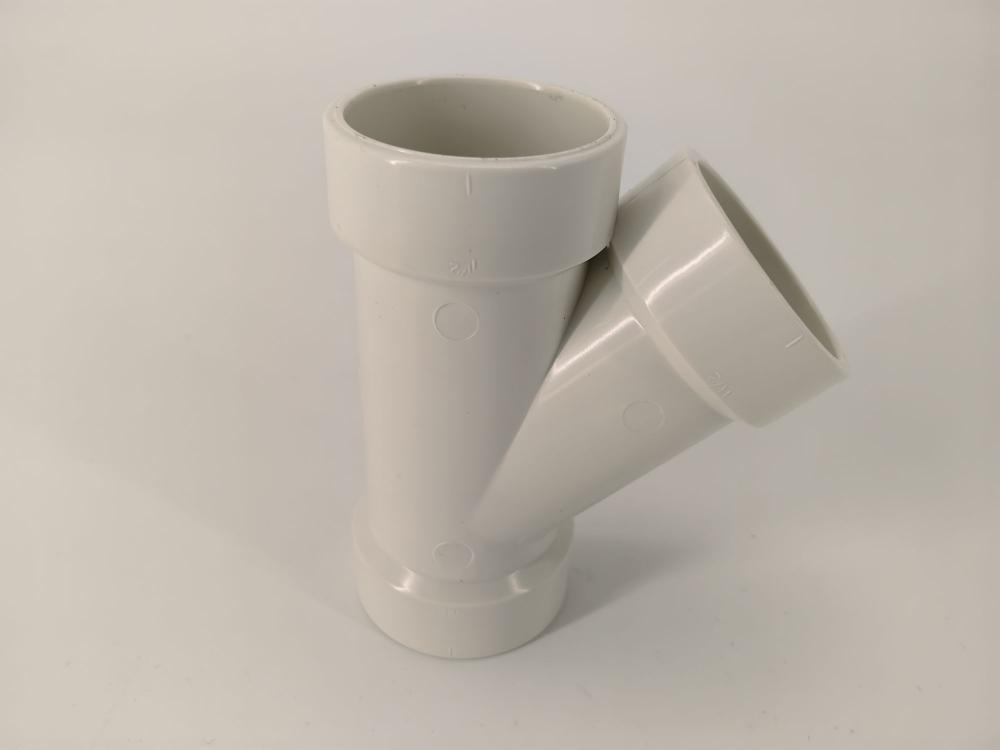 PVC pipe fittings 1.5 inch WYE HXHXH