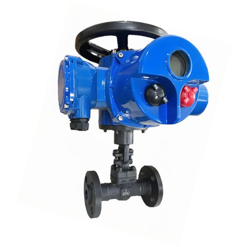বৈদ্যুতিক নকল ইস্পাত ফ্ল্যাঞ্জ কাট-অফ ভালভ