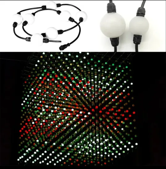40mm DMX 3D Led Pixel Ball Curtain