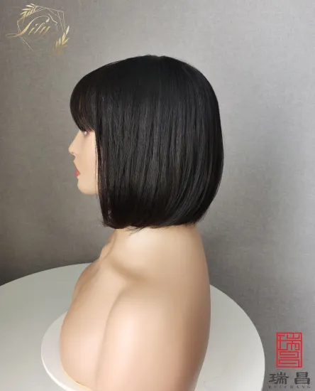 Top Selling Wholesale Bob Style Short Wig Brazilian Lace Front Wig Virgin Human Hair Machine Made Bob Wigs For Black Women