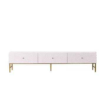 Wooden Entertainment Center Storage Cabinet for Living Room TV Console Table