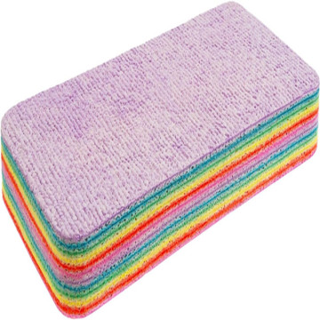 SEQ Multi-Color 12-Layer PVA Microfiber Sponge Block for Household Cleaning