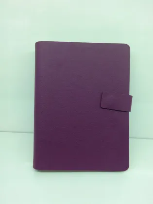 Popular High Quality Hardcover Leather Notebook. Magnetic Notebook, School Notebook