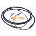 Cable de puente de fibra blindado de TPU blindado 2F LC-FC SM SX