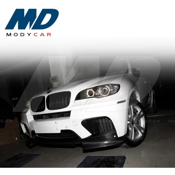 ARKYM Style Carbon Fiber Front Lip Spoiler for 2007-2013 BMW X5M X6M E70 E71