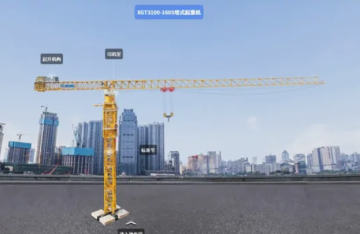 Gru a torre XCMG 160ton XGT3100-160S di vendita calda