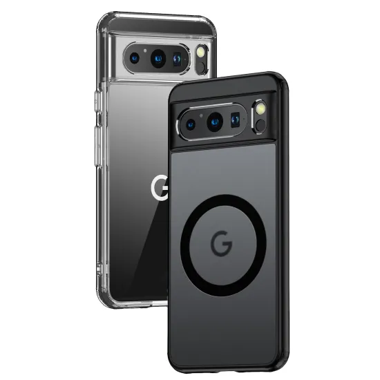 Translucent Matte Anti-Fingerprint Magnetic Case for Google Pixel 8 Pro