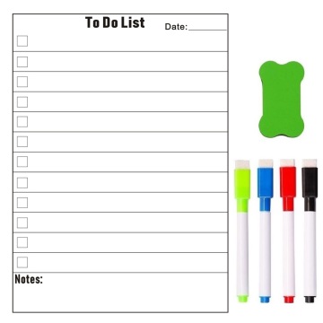Customizable Kids' Note Pad with Magnetic Planner Stickers and Die-Cut Sticky Notes for Fridge Organization