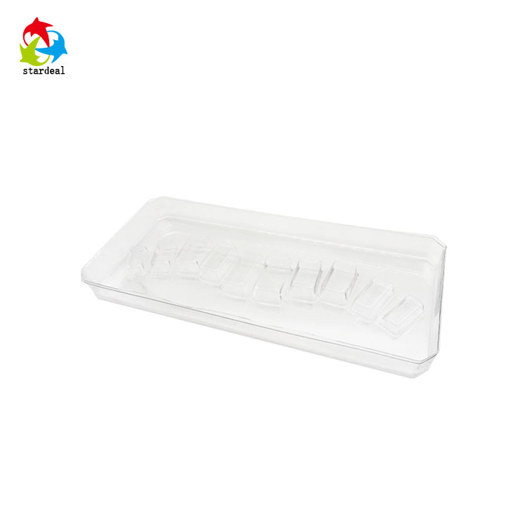 Custom PET vacuum forming plastic blister trays