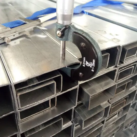 Hollow Section galvanized rectangular pipe