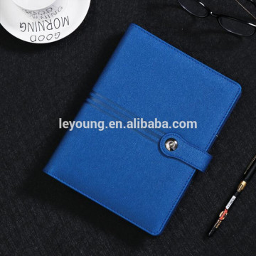 Blue Color Leather Personalized Diary for 2017