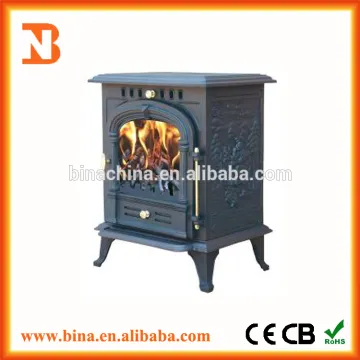 2016 popular unique cast iron wood burning stove for sale