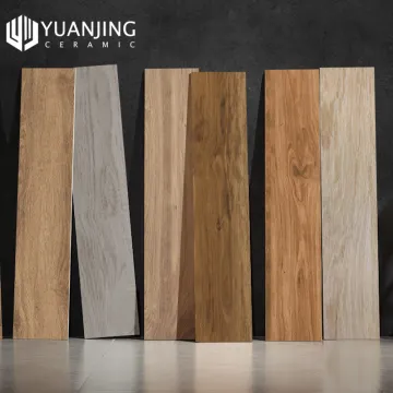 200x1000mm Full Body Porcelain Matte Glazed Solid Wood Look Floor Tiles - Brown Wood Grain, Non-slip
