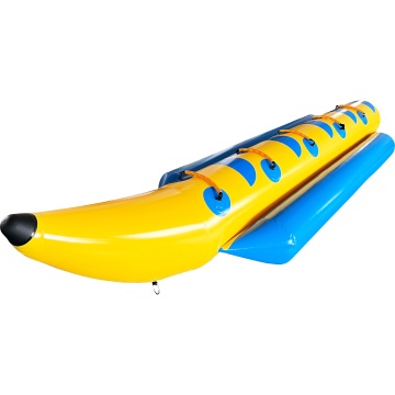 5 Seater Inflatable Banana Boat with Flying Fish Design