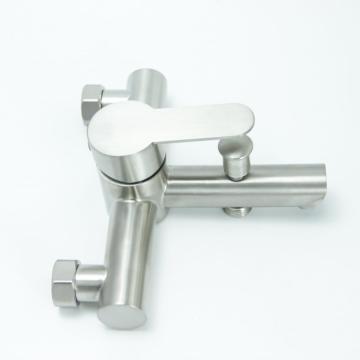 Hot cold water wall mounted bathroom shower faucet