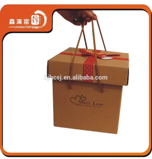 High quality gift packaging recycled paper gift box