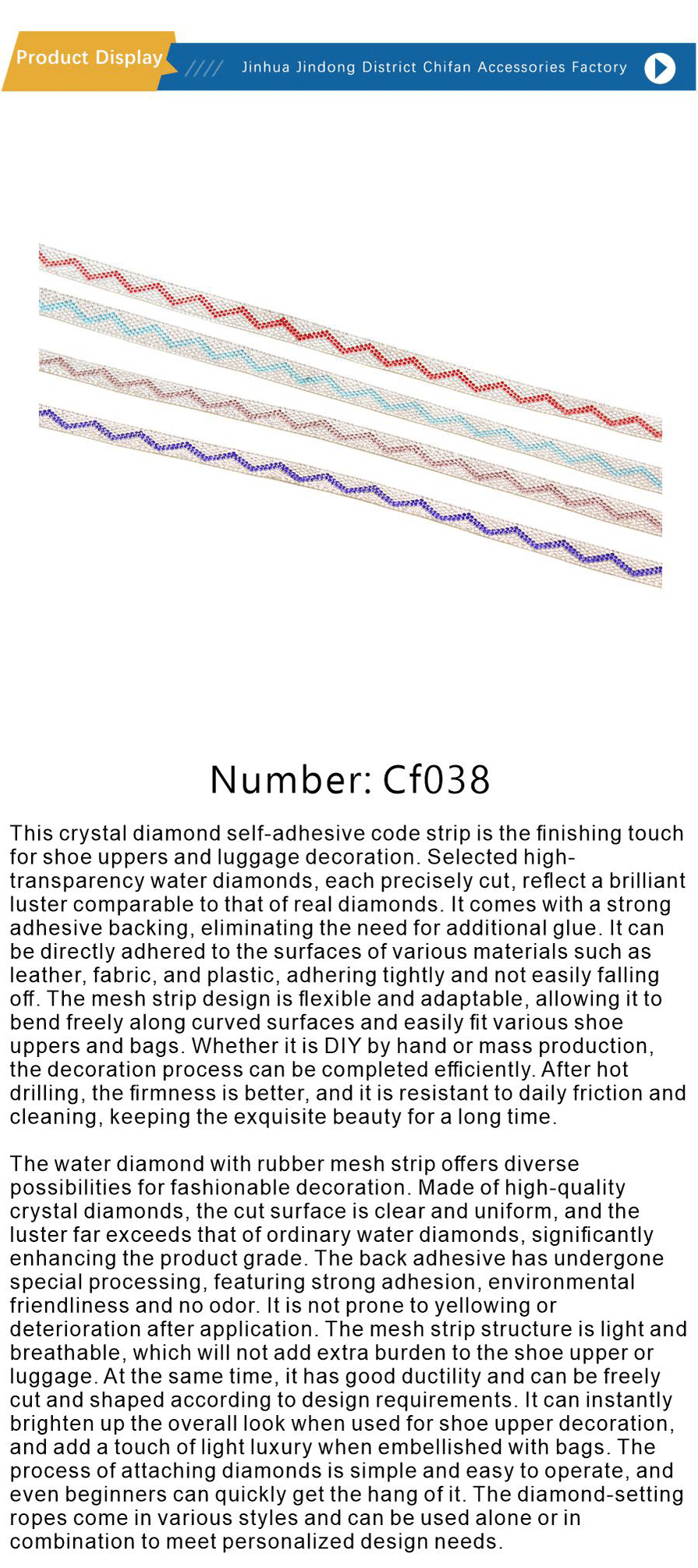 Shoe accessories-xiangqing1-CF038