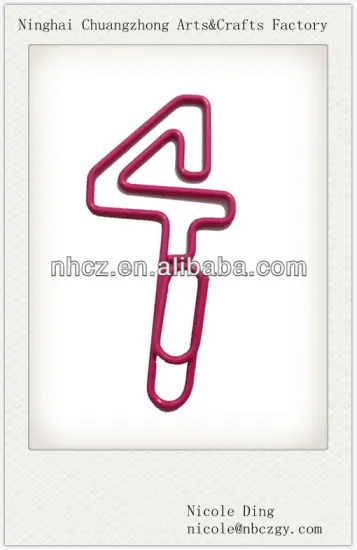 Figure 4 Shaped Paper Clips