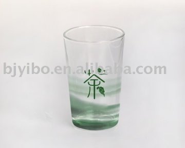 OEM Printed Round Drinking Glass Cup/Juice Glassware From Factory