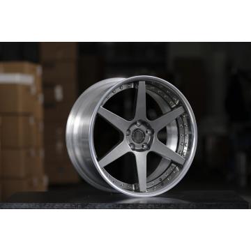 custom size two pieces forged alloy wheel