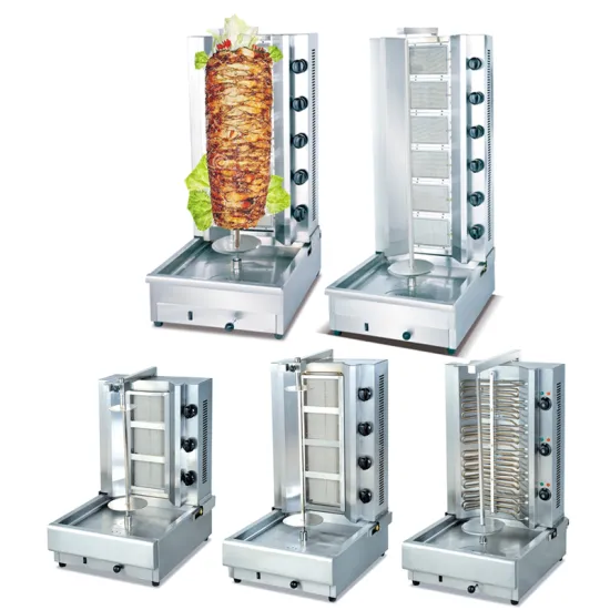 Automatic Gas Shawarma Equipment with LPG Oven Grill Machine - 110V/220V Germany