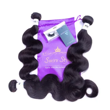 Raw Virgin Human Hair Bundle Bundle Peruvian And Brazilian Human Hair Weaves Bundles