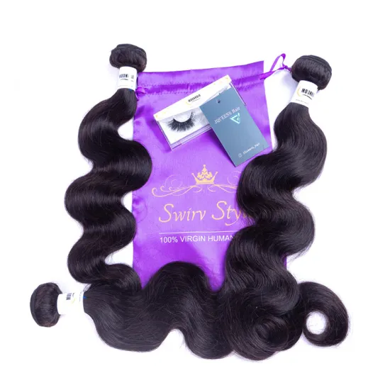 Raw Virgin Human Hair Bundle Bundle Peruvian And Brazilian Human Hair Weaves Bundles