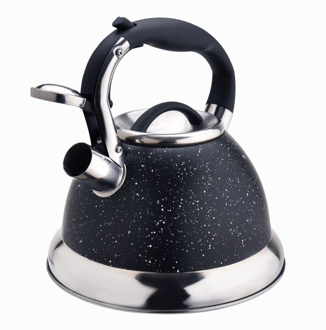 Black Marble Tea Kettle Induction Bottom