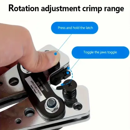 Blue black 50B crimping pliers