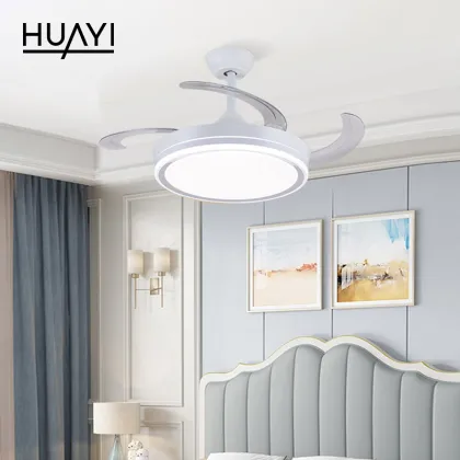 HUAYI Modern Ceiling Fan with LED Light