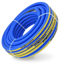 Flexible pvc and rubber garden hose