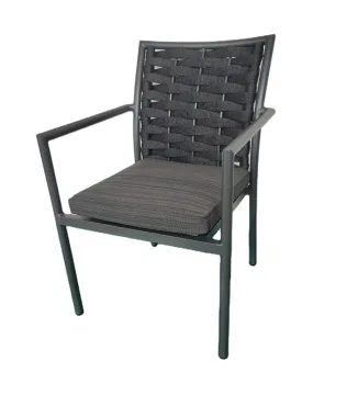 Woven Rope Outdoor Dining Garden Chair