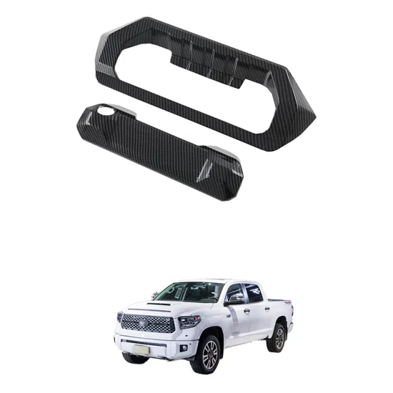 Carbon Fiber Rear Door Handle Cover Decoration OEM for 2023 Toyota Tundra ABS Exterior Accessory