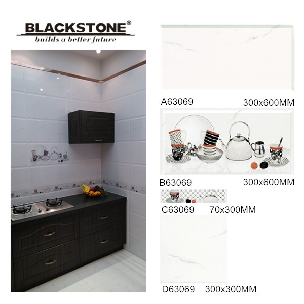 Ceramic Floor and Wall Tile for Kitchen Usage 300X600 (A63069)